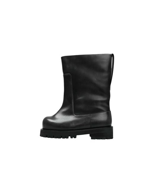 Protocol Index Black Distressed Shaft Boots Pi00041" for men