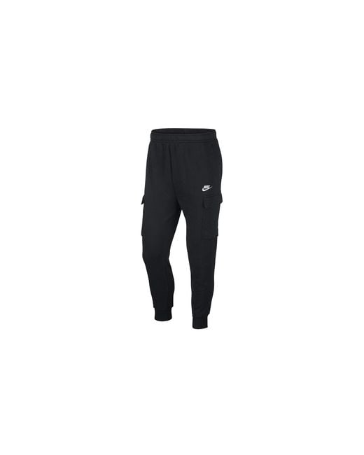 Nike Black Nsw Cargo Club Pants Cd3129 010" for men