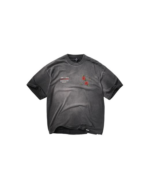 Represent Black Guns N' Roses Tour T-Shirt "Stained" Mlm100757 04"