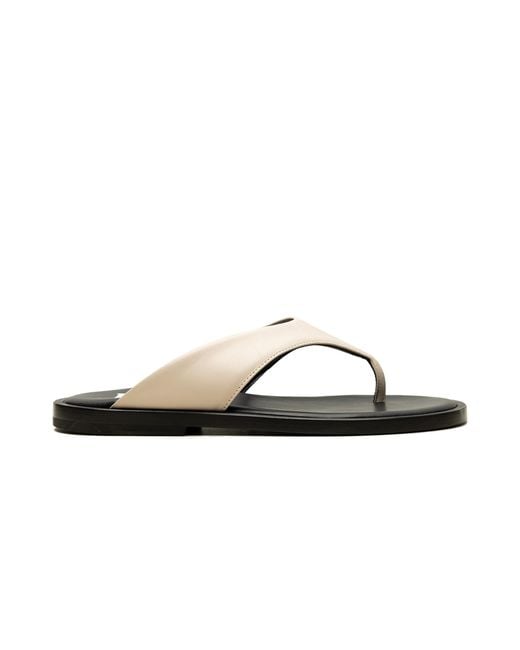 Rhude Black Thong Flip Fops "Off- Rhss24Fo02619273" for men