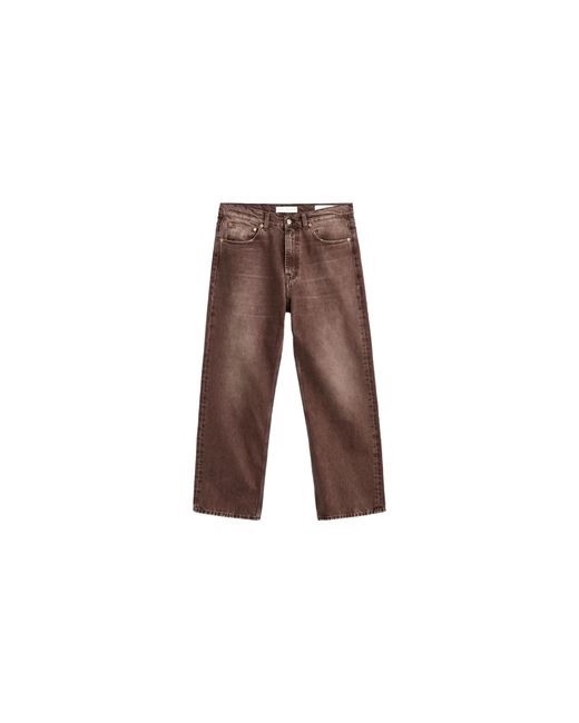 Our Legacy Black Third Cut Pants "Overdyed Chocolate" M2265Tc" for men
