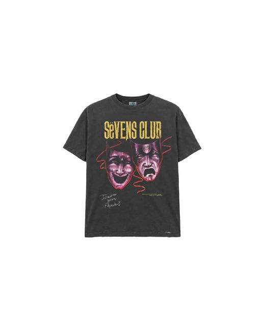 Triple Sevens Black Optical T-Shirt Wash" Ts7078" for men