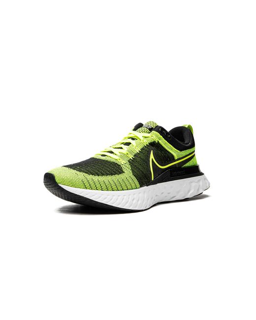 Nike Green React Infinity Run Flyknit 2 "Volt" Ct2357 700" for men