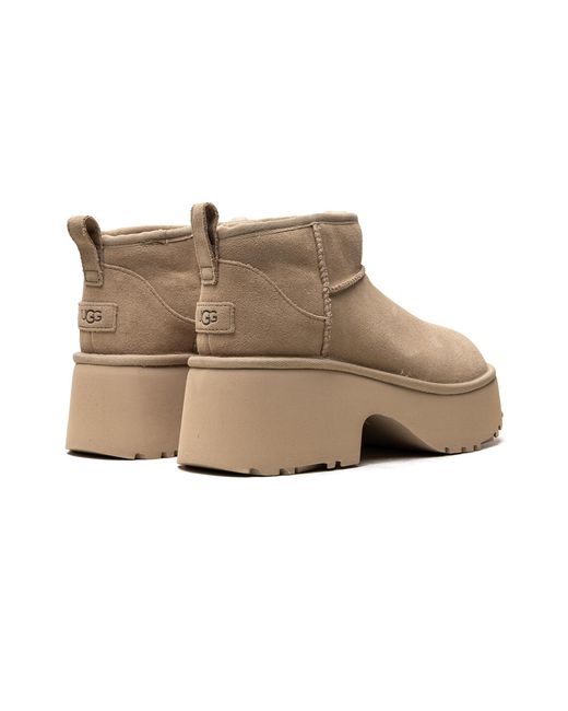 Ugg Black Classic Ultra Mini New Heights "Mustard Seed" 1158311 Mdsd"