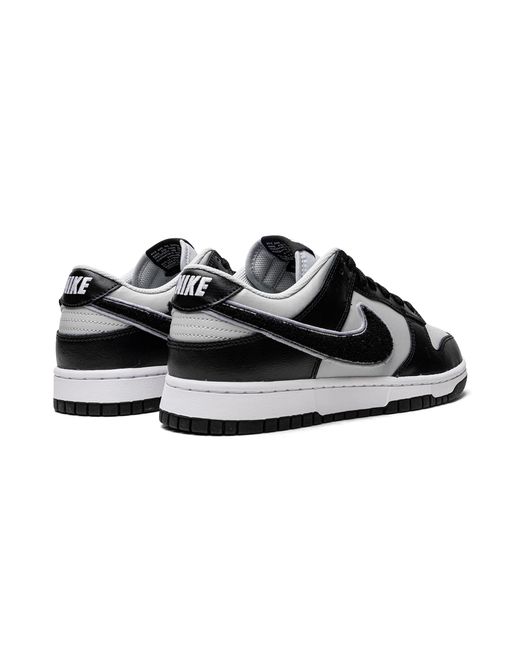 Nike Black Dunk Low "Chenille Swoosh" Dq7683 001" for men