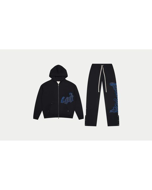 GODSPEED NEW YORK Black Og Logo V2 Deep Water, Sweatsuit Og Logo Sweatsuit V2 Deep Water" for men