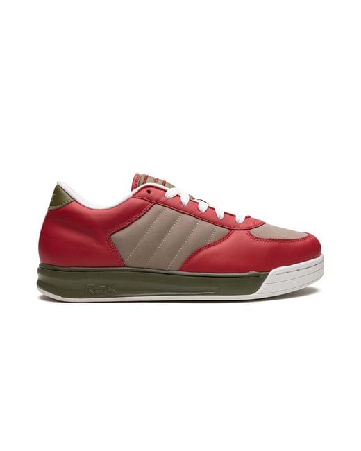 Reebok Red S. Carter Classic Low Elite "Fire Khaki Deep" 10 151471" for men