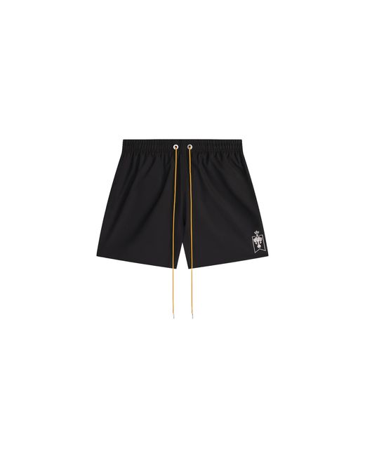 Rhude Black Crest Swim Shorts Rhps24Sh12448372" for men