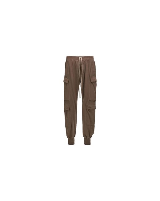Rick Owens Black Mastodon Pants "Dust" Du02D2396 Rig34" for men