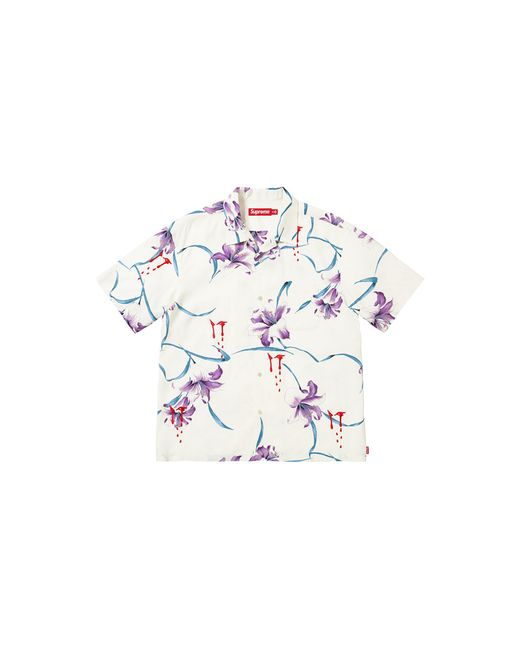 Supreme Black Aoi Lilies S/S Shirt "Ss26