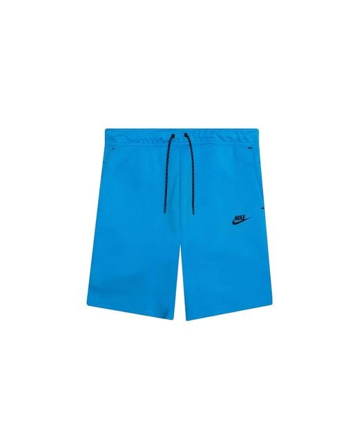 Nike Blue Sportswear Tech Fleece Shorts "Game Royal" Cu4503 435" for men