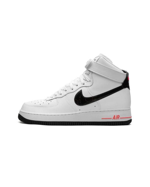 Nike Black Air Force 1 High "electric" Shoes for men