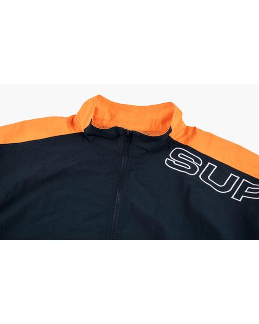 Supreme Orange Split Track Jacket "ss 17" for men