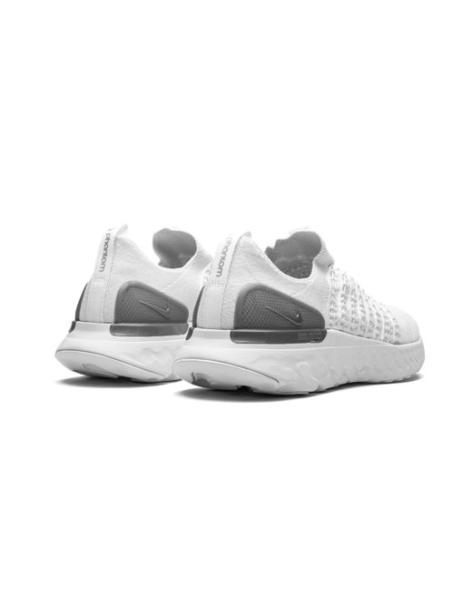 Nike Black React Phantom Run Fk 2 "Pure Platinum" Cj0280 100"