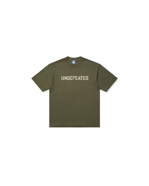 Undefeated Green Stencil S/S T-Shirt 80692"