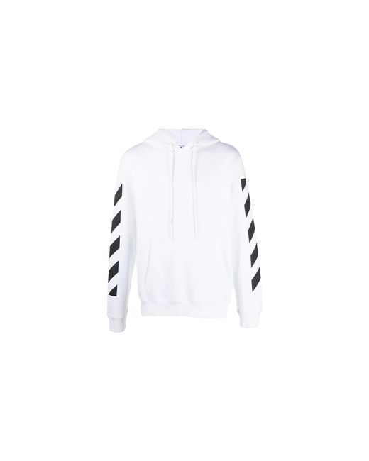 Off-White c/o Virgil Abloh Black Diag Arrow Slim Hoodie Ombb097C99Fle0120110" for men