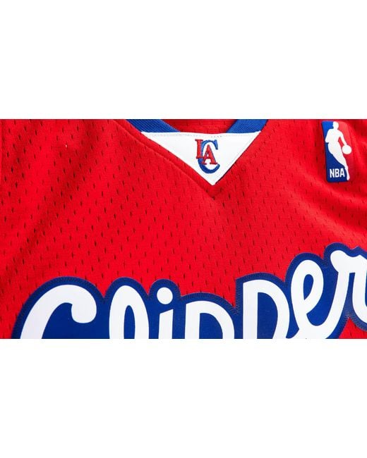 Mitchell & Ness Red Swingman Jersey "Nba 2001 Los Angeles Clippers Elton Brand" Smjysb19037 Lacscar01Ebr" for men