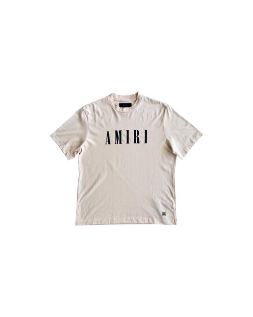 Amiri Black Core Logo T-Shirt Amr011" for men