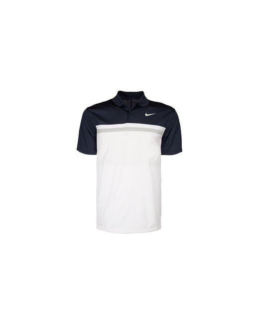Nike Black Victory Color Block Golf Dri-Fit Polo Dh0845 010" for men