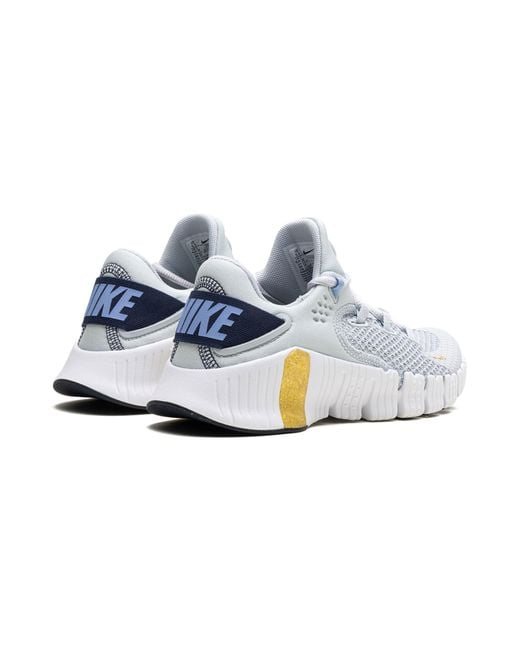 Nike Black Free Metcon 4 "pure Platinum Grey Gold White" Shoes