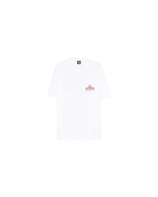 Stussy Black Superior Quality T-Shirt 1905106 Whit" for men
