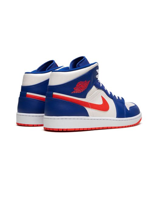 Nike Blue Air 1 Mid "Knicks" Fd1029 400" for men