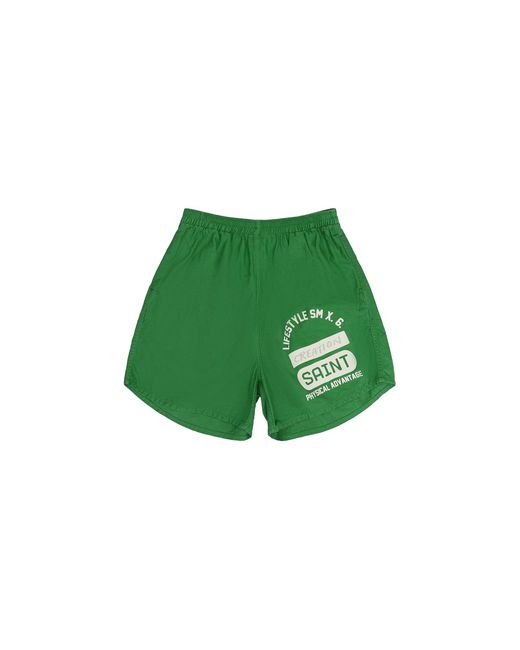 Saint Michael Green Creation Easy Shorts Creation Easy Shorts" for men
