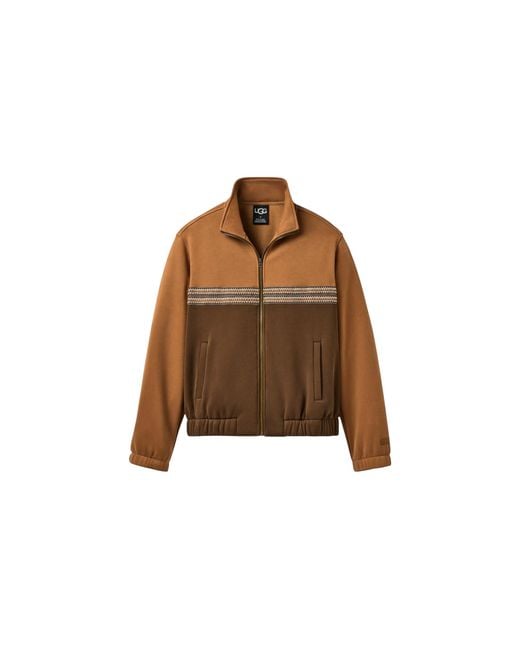 Ugg Brown Tasman Track Jacket "Chestnut" 1171489 Che" for men