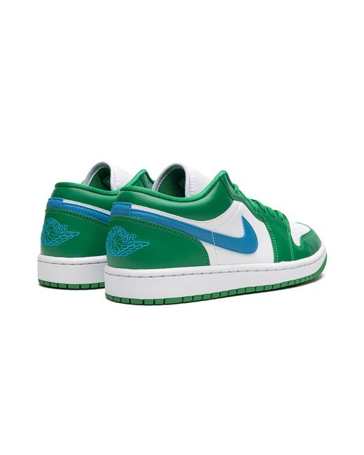 Nike Green Air Jordan 1 Low Shoes