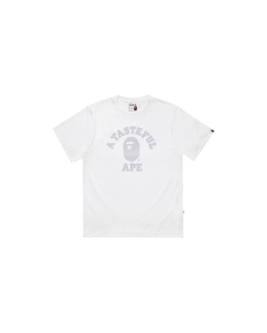 A Bathing Ape Black College Ss T-Shirt "Jjjjound for men