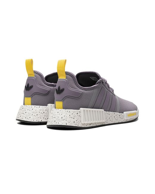 Adidas Black Nmd R1 "trace Grey Yellow" Shoes for men