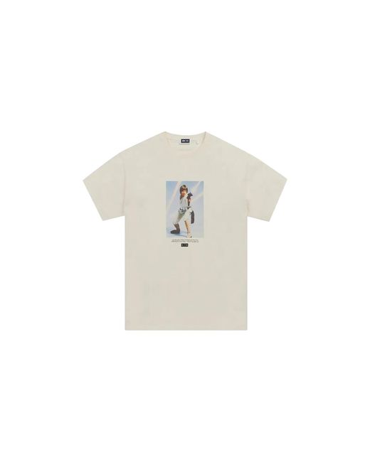 Kith Black Star Wars Luke Vintage T-Shirt "Sandrift" Khm030192 104" for men