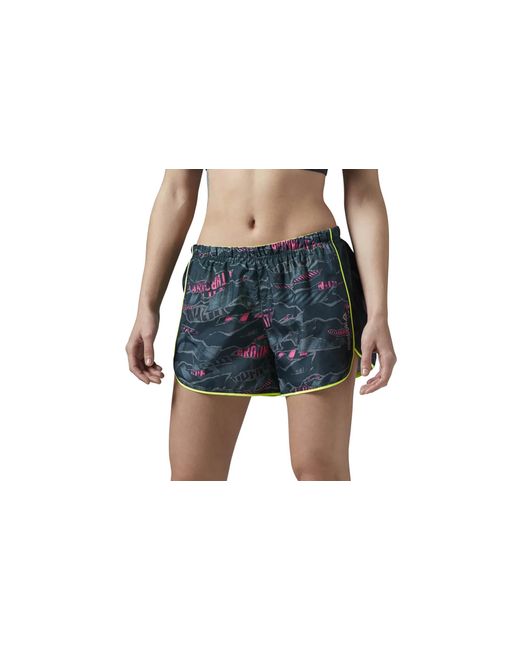 Reebok Black Running Essentials Woven 4" Shorts "Forge" S94347"