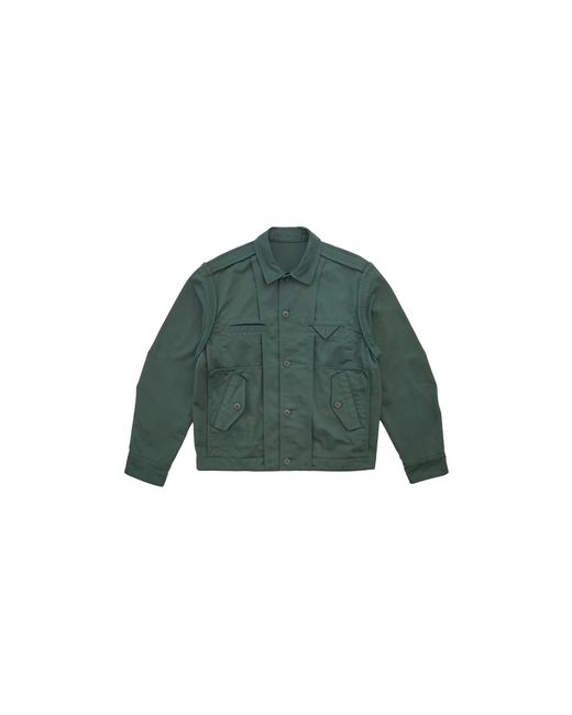 Undercover Green Inside-Out Bomber Jacket Up1E4203" for men