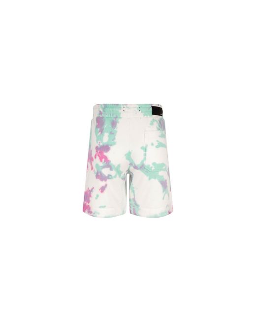 Amiri Black Core Tie Dye Sweat Shorts Mjte003 349" for men