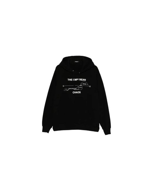 Undercover Black The Empyrean Chaos Hoodie Uc2E4893" for men