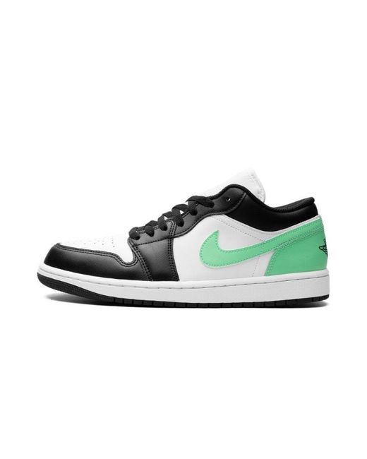 Nike Black Air 1 Low "green Glow" Shoes for men