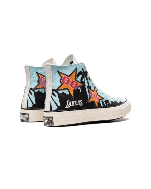 Converse Black Chucks 70 Hi Lakers "Jeff Hamilton" 171242C" for men