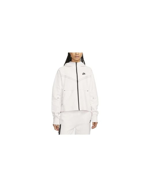Nike Black Sportswear Tech Fleece Windrunner Full-Zip Hoodie Cw4298 664"