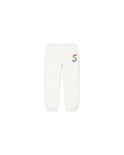 Supreme Black Swarovski S Logo Sweatpant "Ss21