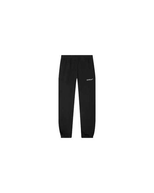 Off-White c/o Virgil Abloh Black Caravaggio Paint Shorten Sweatpant Um8V3Xhz" for men