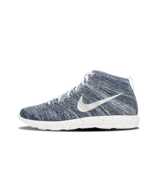Nike Blue Lunar Flyknit Chukka "Squadron" 554969 400" for men