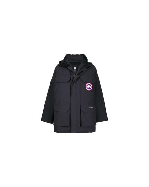 Canada Goose Black Expedition Heritage Parka Jacket 4660M" for men