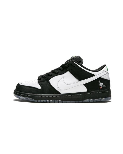 Nike Black Sb Dunk Low Pro Og Qs "Panda Pigeon" Bv1310 013" for men