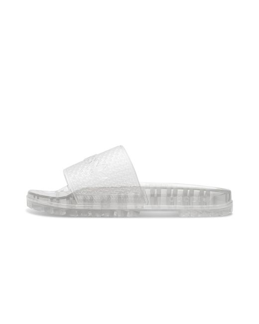Gucci White Persuit Slide "Clear Rubber" for men