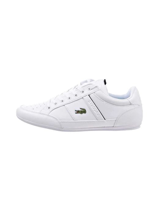 Lacoste Black Chaymon 0121 1 Cma Synthetic "Wht/Blk" 742Cma0014 147" for men
