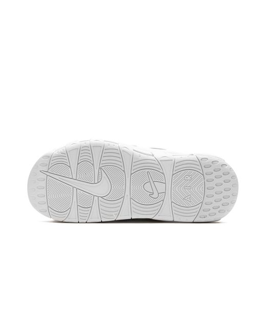 Nike Black More Uptempo Slide "Triple" Fd9884 101" for men