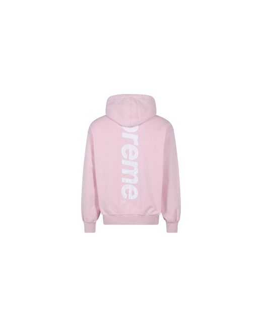 Supreme Satin Appliqué Hooded Sweatshirt 