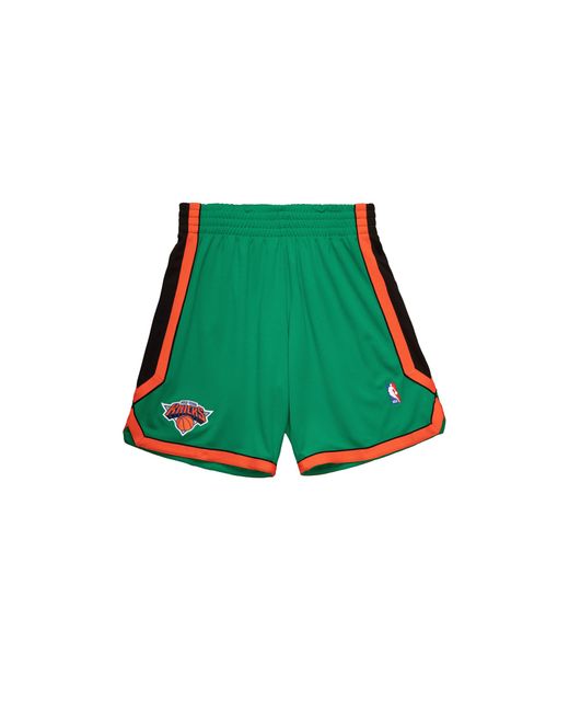 Mitchell & Ness Green Swingman Shorts "Nba New York Knicks 06" Smshgs20014 Nykkygn06" for men