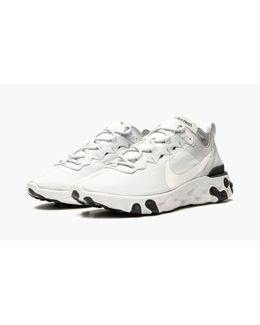 Nike Black React Element 55 Shoes for men